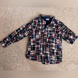 Castaway Men’s Shacket Colorado flannel Patch Madras